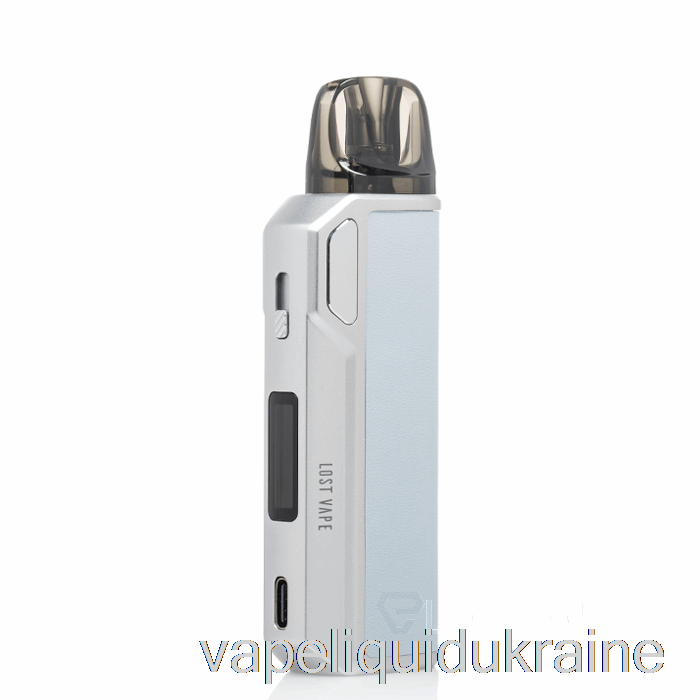 Vape Liquid Ukraine Lost Vape Thelema Elite 40 Pod Kit Silver Blue